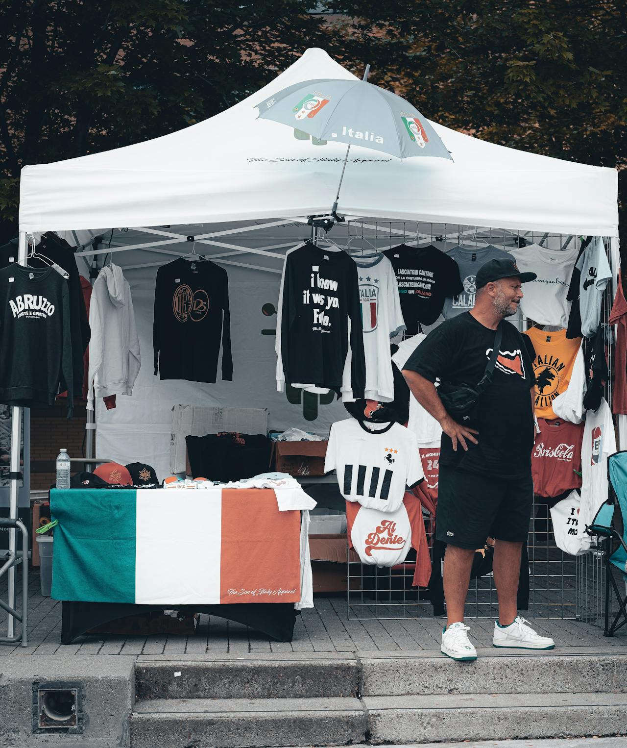 The Rolling Stones - merchandise stand