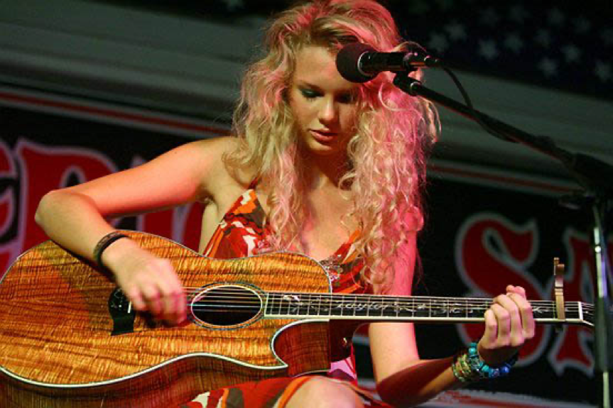 taylor swift young playing